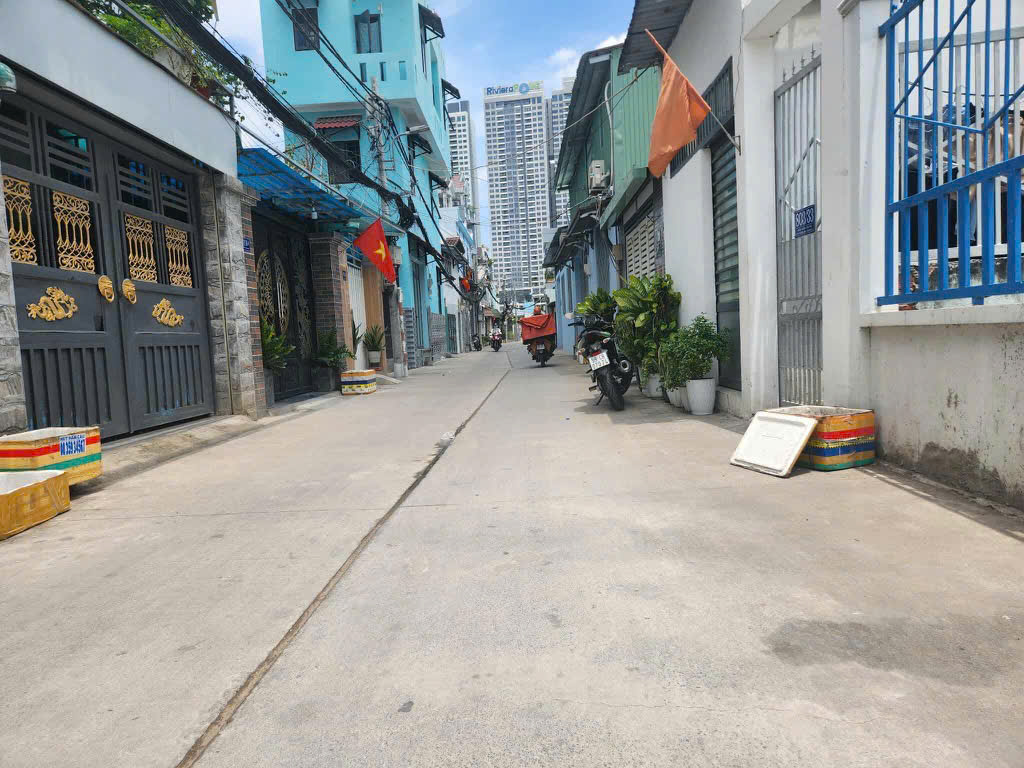 NHÀ 2 MẶT TIỀN - XE HƠI ĐỖ CỬA - Đ. HUỲNH TẤN PHÁT - NHỈNH 6 TỶ
